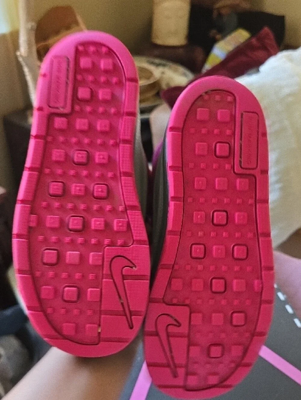 Nike ACG Kids Hot Pink and Gray Rain & Snow Boots